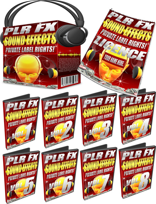 Product picture PLR Sound Effects With Private Label Rights. 